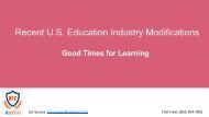 Recent Education Modifications in US