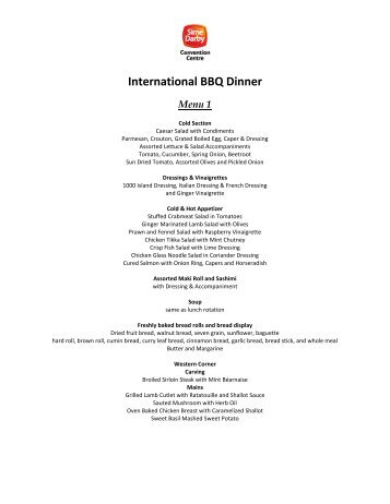 Halia - International BBQ Dinner 2017 