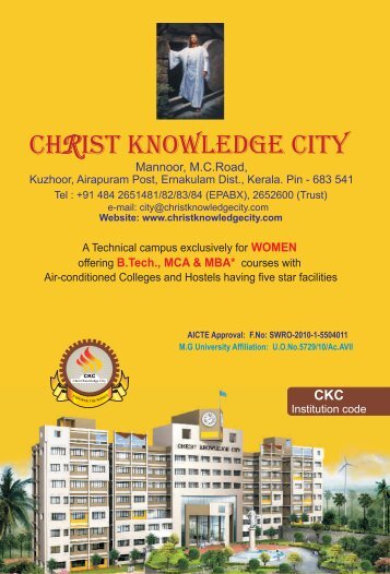 e-brochure - Christ Knowledge City