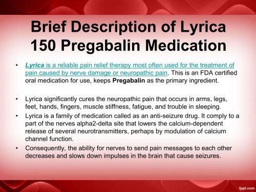 Buy Lyrica 150 MG Pregabalin cheap Medication Online at BestGenericDrug24 UK USA