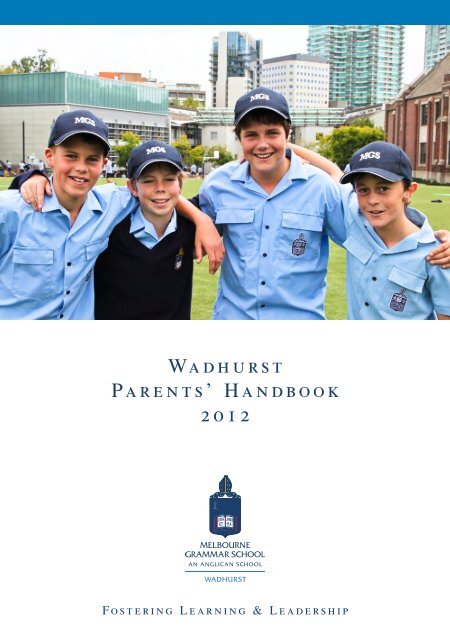 Wadhurst Parents - Melbourne Grammar School