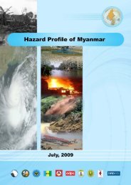Hazard Profile of Myanmar - Asian Disaster Preparedness Center