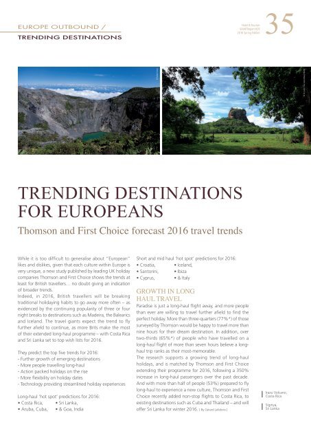 Hotel & Tourism SMARTreport #29