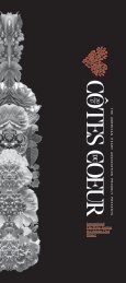2017 Cotes du Coeur Catalog with tabs