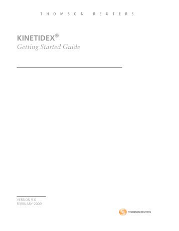 KINETIDEX Getting Started Guide - Micromedex