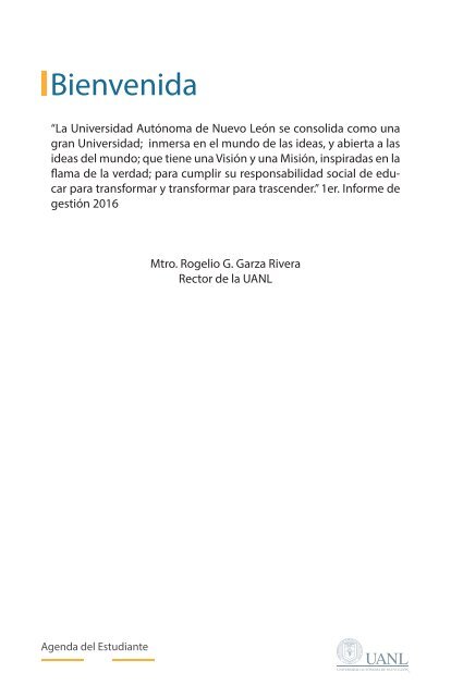 Agenda del Estudiante Enero Junio 2017