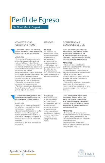 Agenda del Estudiante Enero Junio 2017