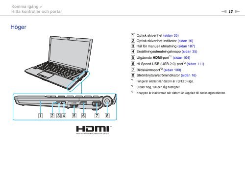 Sony VGN-Z51MG - VGN-Z51MG Mode d'emploi Su&eacute;dois