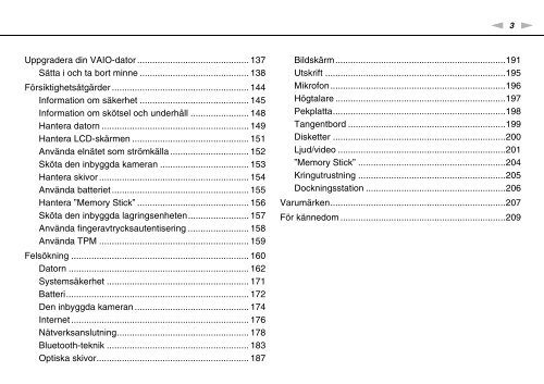 Sony VGN-Z51MG - VGN-Z51MG Mode d'emploi Su&eacute;dois