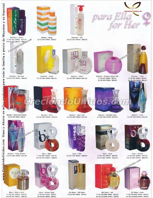 #469 Catalog of Perfums - Brand Name Perfume - Catalogo de Perfumes Originales