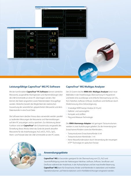 CapnoTrue® MG – AA/CO2/SpO2 Monitor - bluepoint medical
