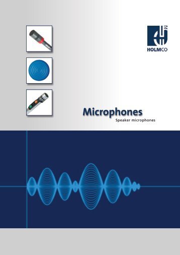 Speaker microphones - HOLMCO