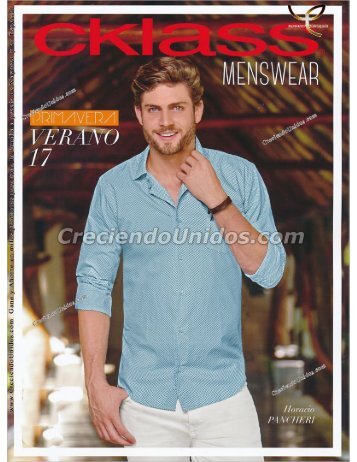 #562 Cklass Caballero Menswear ropa para Hombre Primavera Verano 2017 