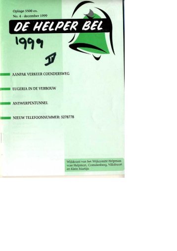 Helperbel 1999, nummer 4
