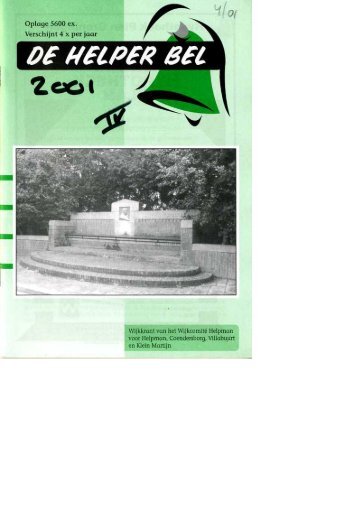 Helperbel 2001, nummer 4