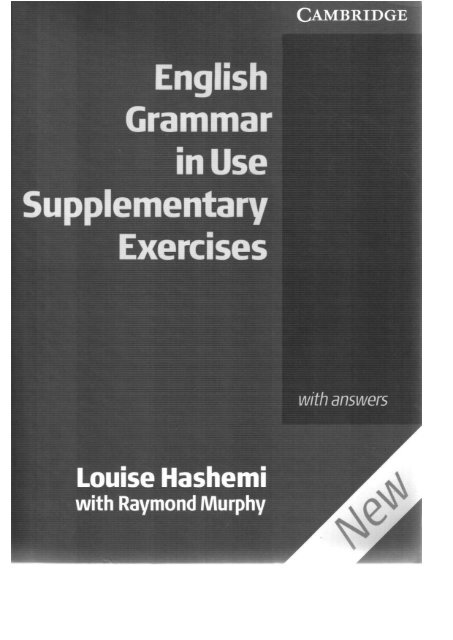 English Grammar in Use Supplementare with key