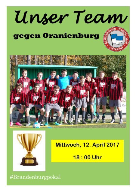 Unser Team gegen Oranienburg