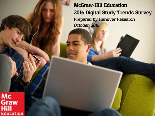 McGraw-Hill Education 2016 Digital Study Trends Survey