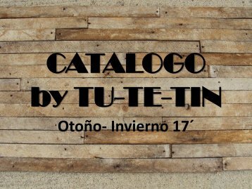 tutetin catalogo