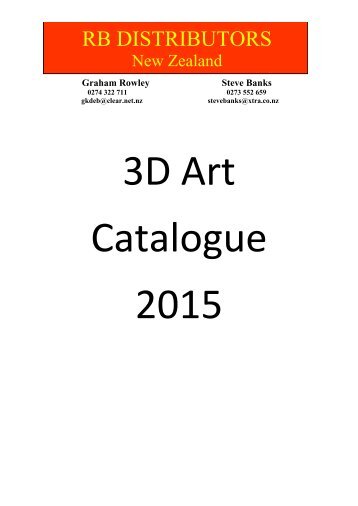 3D Art Catalogue 2015