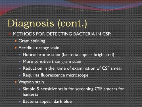 Bacterial Meningitis