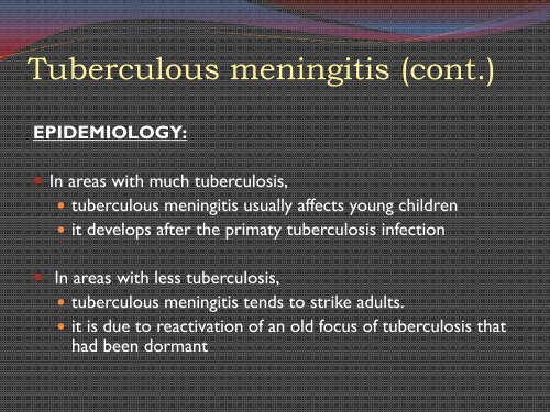 Bacterial Meningitis