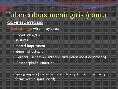 Bacterial Meningitis