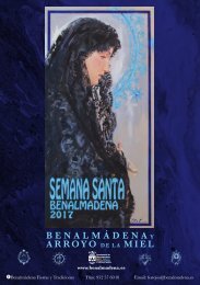 La hermandad del Coronado de Espinas presenta su cartel de Semana Santa –  Guía de Benalmádena