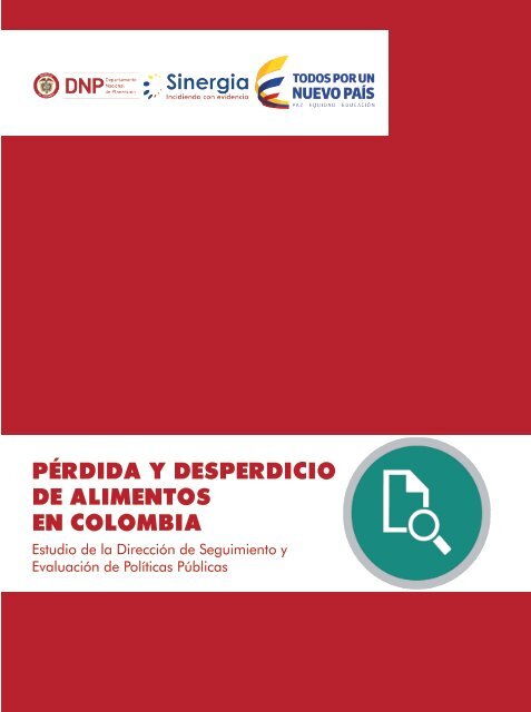 PÉRDIDA Y DESPERDICIO DE ALIMENTOS EN COLOMBIA