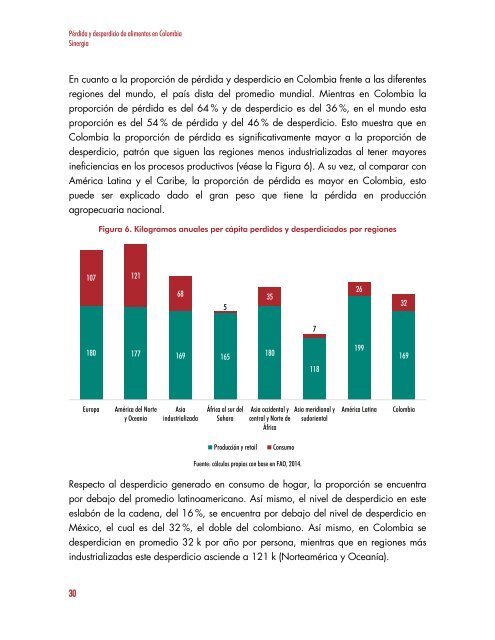 PÉRDIDA Y DESPERDICIO DE ALIMENTOS EN COLOMBIA