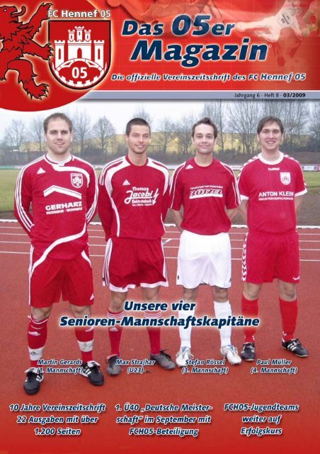 FC Hennef 05-Ausgabe 08:05er-Magazin Nr.8 - beim FC Hennef 05
