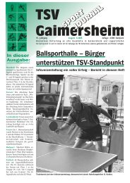 „Ballsporthalle“ am 16. Juli 2005 - TSV Gaimersheim