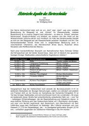 Dokumentation des Sinziger Stadtarchivars zu den historischen ...