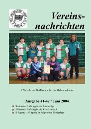 Vereins- nachrichten Ausgabe 41-42 / Juni 2004