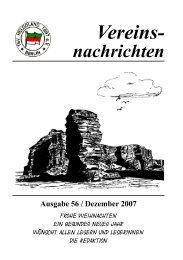 Ausgabe 56 / Dezember 2007 Vereins- nachrichten