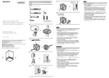 Sony BDV-N7100WL - BDV-N7100WL Guide d'installation des enceintes MacÃ©donien