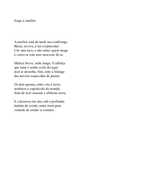 Claro Enigma - Carlos Drummond de Andrade