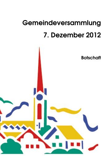 Botschaft - Gemeinde Escholzmatt