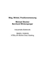 Weg, Winkel, Positionsmessung Michael Stocker Bernhard ...