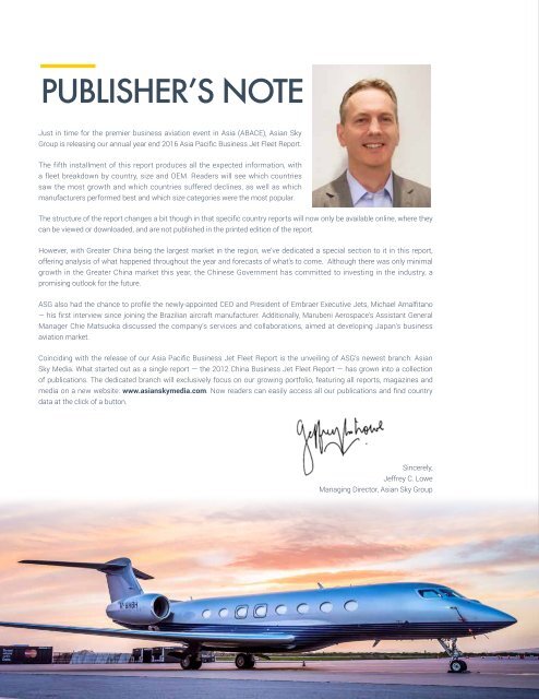 Business Jet Fleet Report 2016 - EN