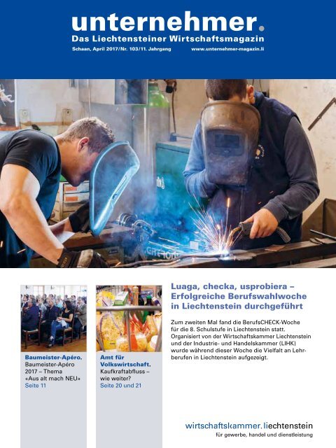 unternehmer. April 2017