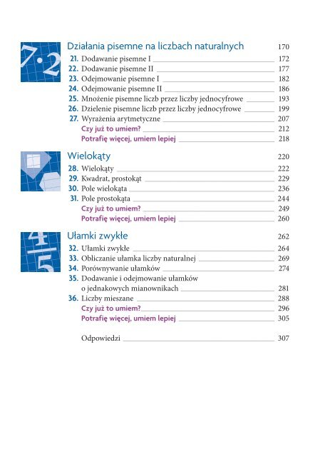 E80172 Matematyka klasa 4