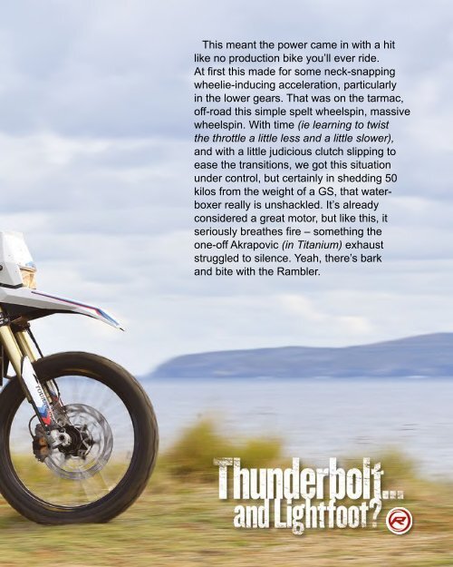 RUST magazine: Touratech BMW R1200GS Rambler Special