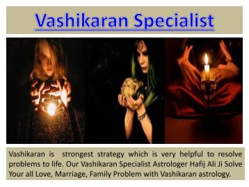 Vashikaran Specialist Astrologer