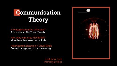 Communication Theory