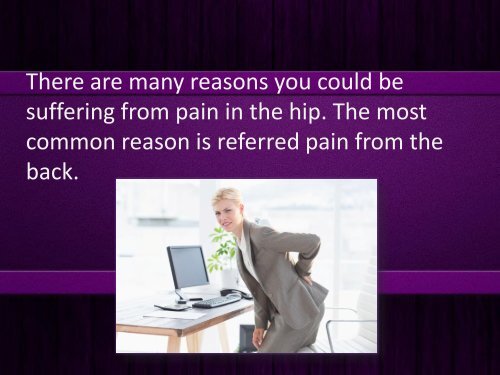 Concord CA Chiropractic: Chiropractic care is one of the best ways to treat hip pain.