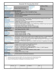 1200psi RO Housing Data Sheet, MSP