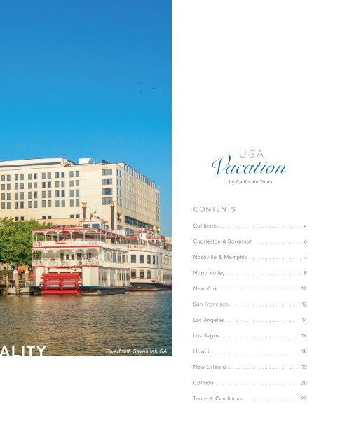 USA Vacation 2017 Brochure