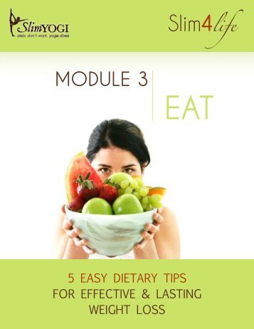 5 Easy Dietary Tips for Effective and Lasting Weight Loss | Free Download