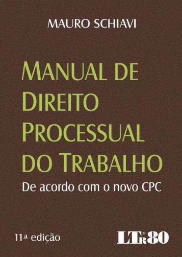 Manual de Direito Processual do Trabalho